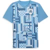 Image de PUMA Troisième maillot pré-match de l'Olympique de Marseille pour homme 2024, bleu, S