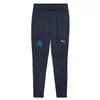 Image de PUMA Pantalon d’entraînement Olympique de Marseille Homme S Club Navy Fluro Orange PES Blue  Pantalon de Football de l'Olympique de Marseille pour Hommes
