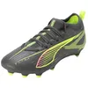 Image de Puma Ultra 5 Match FG/AG JR, Chaussure de Football Unisexe, Matte Aged Silver-Yellow Alert-Puma Aged Silver,