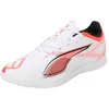 Image de Puma Ultra 5 Play IT, Chaussure de Football Unisexe, Puma White-Puma Black-Glowing Red,