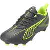 Image de Puma Mixte Enfant Ultra 5 Play FG/AG Jr, Matte Aged Silver Yellow Alert Puma Aged Silver, 38 EU