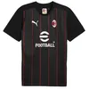 Image de A.C. Milan Maglia Prematch Maillot de Football et d'entraînement, Produit Officiel, Noir, XS Mixte