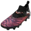 Image de Puma Mixte Enfant Future 8 Match FG/AG Jr, Puma Black Puma White Glowing Red, 32 EU