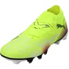 Image de Puma Future 8 Match FG/AG, Chaussure de Football Unisexe, Yellow Alert-Puma Black-Sun Struck,