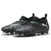 Image de Puma Mixte Enfant Future 8 Match FG/AG Jr, Black Cool Light Gray Fluo Green, 33 EU