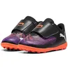 Image de PUMA Future 8 Play TT V INF, Chaussure de Football Unisexe, PUMA Black-PUMA White-Glowing Red,