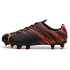 Image de Puma ATTACANTO FG/AG JR, Chaussure de Football Unisexe, Puma Black-Glowing Red,