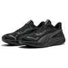Image de Puma Chaussures de Course Pounce LiteRoad Unisexes, Puma Noir, Gris foncé Froid, 40.5 EU