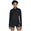 Image de PUMA Haut à 1/4 Zip Run Velocity CLOUDSPUN Femme S, Black
