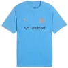 Image de PUMA Maillot d'entraînement pour enfant Olympique de Marseille, Bleu/cuivre, 7-8 ans
