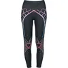 Image de Full Volume by EMP Femme Leggings Noirs à Grand Motif M