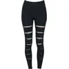 Image de Gothicana by EMP Femme Leggings Noirs avec Trous en Maille XL
