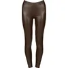 Image de Black Premium by EMP Femme Leggins Marron à la Coupe très étroite XL