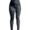 Image de Black Premium by EMP Femme Legging Noir avec imprimé M