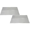 Image de vhbw 2x Filtre non-tissé compatible avec Klarstein hotte de cuisine 60 cm - 57 x 47 x 0,3 cm, microfibre non tissée