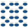 Image de vhbw 20x connecteurs pour câble périphérique compatible avec Zuchetti robots de pelouse - Serre-câbles, étanches transparent/bleu