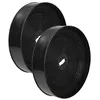 Image de vhbw 2x Filtres à charbon actif compatible avec Oranier Selena 60 W, Selena 60 S, Selena 90 W, Selena 90 S, Signa 60 S hotte aspirante - 17,05 cm