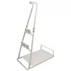 Image de vhbw Support d'aspirateur compatible avec Genius Invictus X8 Pro, Invictus X9 aspirateur à batterie, aspirateur à main, blanc