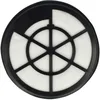Image de vhbw Filtre compatible avec Bush VCS35B15KC-70 aspirateur - filtre de sortie d'air, noir/blanc