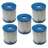 Image de vhbw 5X Cartouches filtrantes Remplacement pour Unicel C-3302 pour Piscine Pompe de Filtration, Filtre à Eau Blanc/Bleu