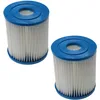 Image de vhbw 2X Cartouches filtrantes Remplacement pour Bestway 58093 pour Piscine Pompe de Filtration, Filtre à Eau Blanc/Bleu