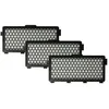 Image de vhbw 3x filtre compatible avec Miele S512, S5221, S512-1, S5211, S514, S5220, S5210, S518-1 aspirateur - filtre d'évacuation HEPA noir/blanc