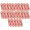 Image de vhbw 50x Lames compatible avec Florabest FRT 18 A, FAT 18 B3, FAT 18 B2, FRT 18 A1 taille gazon - Lames de rechange, rouge, nylon/plastique