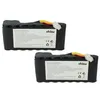 Image de vhbw 2X Batterie Remplacement pour Husqvarna 580 68 33-02, 580 68 33-03, 580683303, 5806833-03, 588146401 pour Robot Tondeuse (6800mAh, 18V, Li-ION)