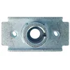 Image de vhbw Moyeu de lame tondeuses à gazon compatible avec Hecht 551 SWB, 552 RS, 556 RS (jusqu'à 2013) - 10 x 5 x 3,6 cm argenté