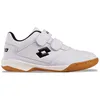 Image de Lotto Pacer K Baskets Unisexe - Enfants et Adolescents, Blanc, Noir, 28 EU