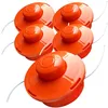 Image de Nemaxx® FS1 Tap & Go tête à Fil (tête de Coupe)   système Semi-Automatique Double Fil   pour débroussailleuse   M10 x 1,25 Filetage à Gauche   2 mm   diamètre de Coupe 380 mm   Orange (5 pièces)