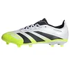 Image de Adidas Mixte Predator League Firm Ground/Multi Ground Football Boots, Cloud White/Core Black/Lucid Lemon, 47 1/3 EU