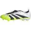 Image de Adidas Mixte Predator League Fold-Over Tongue Firm Ground/Multi Ground Football Boots, Cloud White/Core Black/Lucid Lemon, 45 1/3 EU