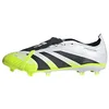 Image de Adidas Mixte Predator League Fold-Over Tongue Firm Ground/Multi Ground Football Boots, Cloud White/Core Black/Lucid Lemon, 46 EU