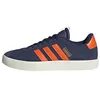 Image de Adidas Homme VL Court 3.0 Shoes, Dark Blue/Impact Orange/Gold met., 42 EU