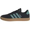 Image de adidas Homme VL Court 3.0 Shoes, Core Black/Powder Teal/Silver Metallic, 43 1/3 EU