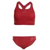 Image de adidas Femme Lanelux Y-Back Bikini Swimwear, Shadow Red, 38