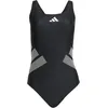 Image de adidas Femme Logo C-Back Swimsuit, Black/White, 48
