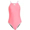 Image de adidas Tom Daley Maillot de bain réglable Thin Straps pour femme, Rose/bleu foncé (Lucid Pink / Powder Teal / Dark Blue), 40