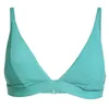 Image de adidas Damen ICONISEA Ribbed Padded Triangle Bikini Top, Pure Teal, 32