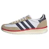 Image de adidas Homme Run 70S 2.0 Shoes, FTWR White/Dark Blue/Warm Sandstone, 43 1/3 EU