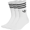 Image de adidas Originals adicolor Trefoil Lot de 3 paires de chaussettes blanches