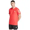 Image de adidas Own The Run Tee T-Shirt, Semi Lucid Red, S Homme