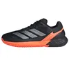 Image de adidas Homme Defiant Speed 2 Tennis Shoes, Core Black/Core Black/Lucid Orange, 44 EU