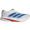 Image de adidas Homme Adizero Boston 13 Chaussures, White-Royal Blue-Halo Silver, 42.5|43