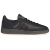 Image de Chaussures de handball adidas Handball Spezia pour homme, avec semelle extérieure en caoutchouc en gomme rétro, lacets (Noir Brun, US 8.5)