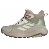 Image de adidas Femme Terrex Anylander Leather Mid Climaproof Hiking Shoes, Wonder Alumina/Off White/Halo Green, 38 2/3 EU