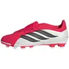 Image de adidas Mixte Enfant Predator Club Fold-Over Tongue Firm Ground/Multi Ground Football Boots Kids, Lucid Red/Core Black/FTWR White, 36 EU