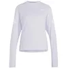 Image de adidas Femme Adi365 Running Climacool Iconic Long Sleeve Shirt, Frozen Purple/White, M