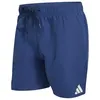 Image de adidas Herren Seersucker Stripy Swim Shorts 5 inch, Dusky Petrol/Dark Blue, XL